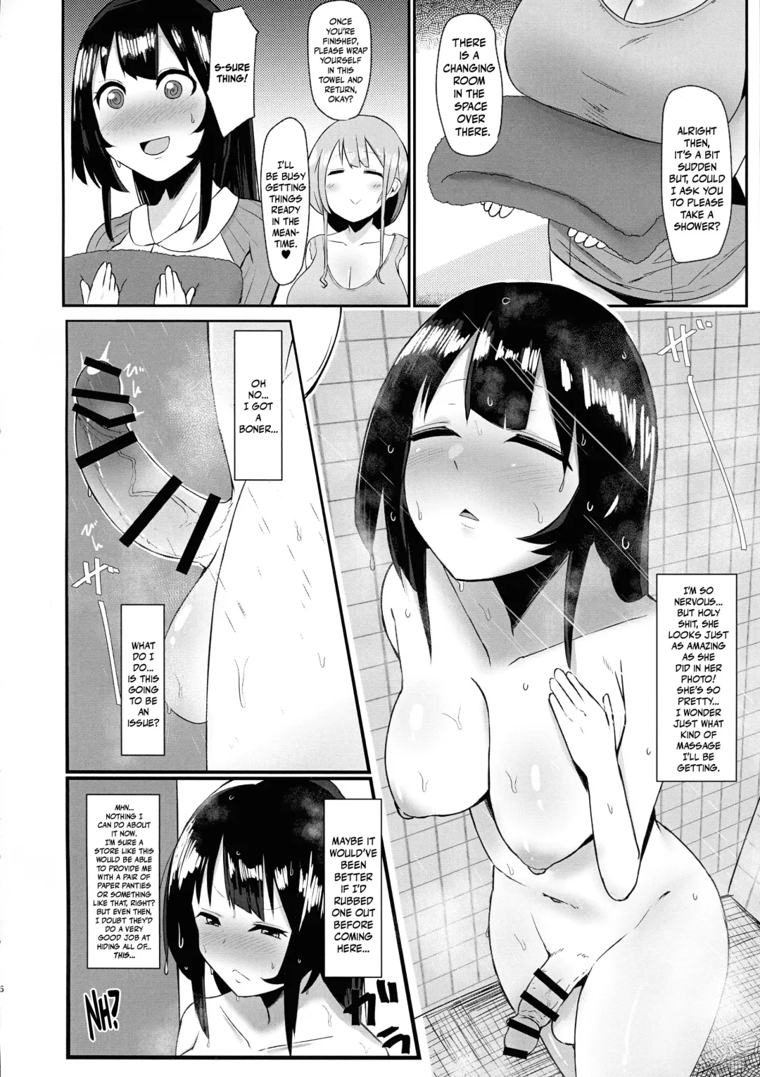 [Sella] Futanari Kaiwai no Ecchi na Omise ni Ittemita! ~ Kenzen? Esthe-ten Hen ~ | I Tried Going To My Neighborhood Brothel~! For Health's Sake, Right? Beauty Salon Edition! Fhentai - Page 6