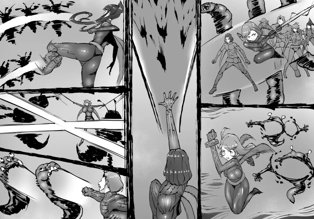 [Enueeru] FUSION WARS ~ TO SAVE THE MANKIND! DIVE INTO THE PREGNANCY HELL ~ chapter 1, section 5. Fhentai - Page 14