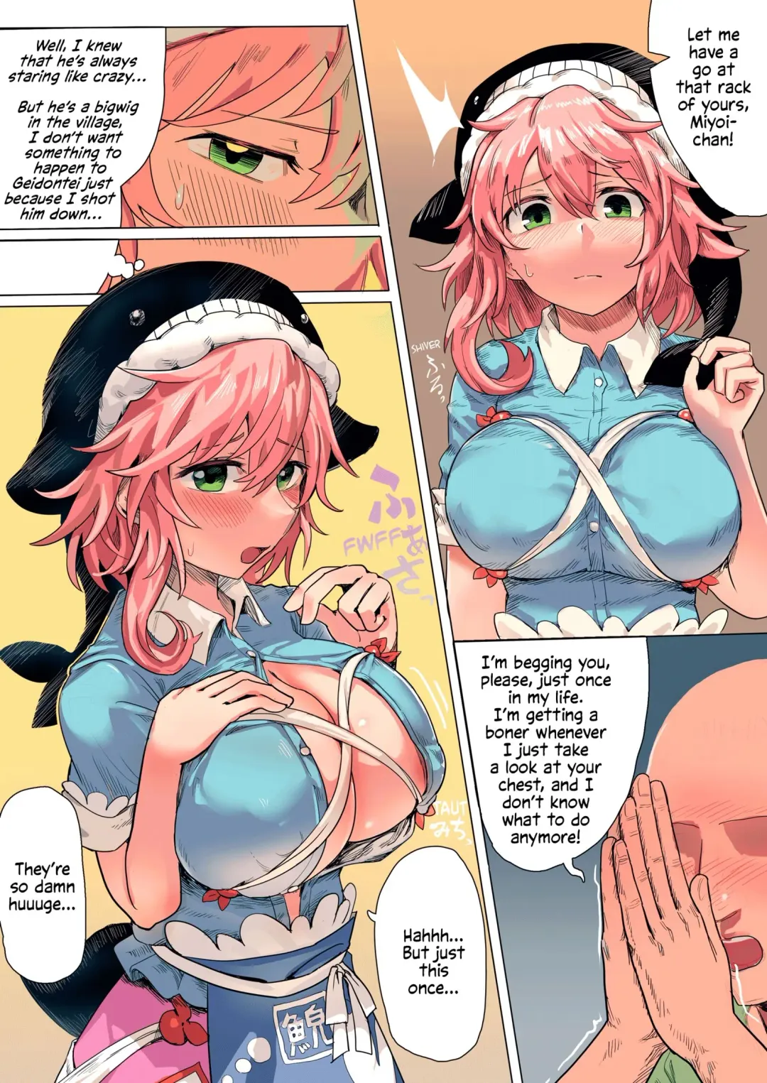 [Hakonnbu] Mune O Tsukawareru Okunoda Miyoi | Using Miyoi Okunoda's Boobs Fhentai - Page 2