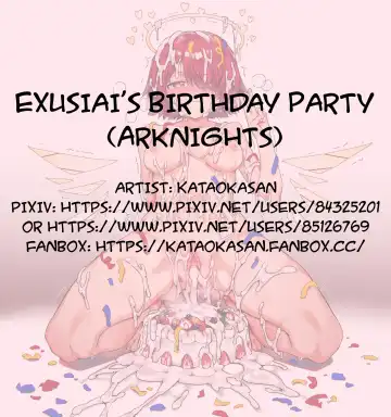Read [Kataokasan] Exusiai's Birthday Party - Fhentai