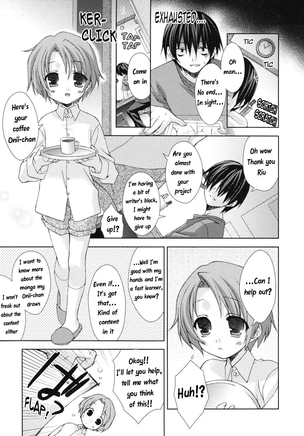 [Narusawa Sora] Eromanga-ka to ototo | The Erotic Manga Artist and his Younger Brother Fhentai - Page 1