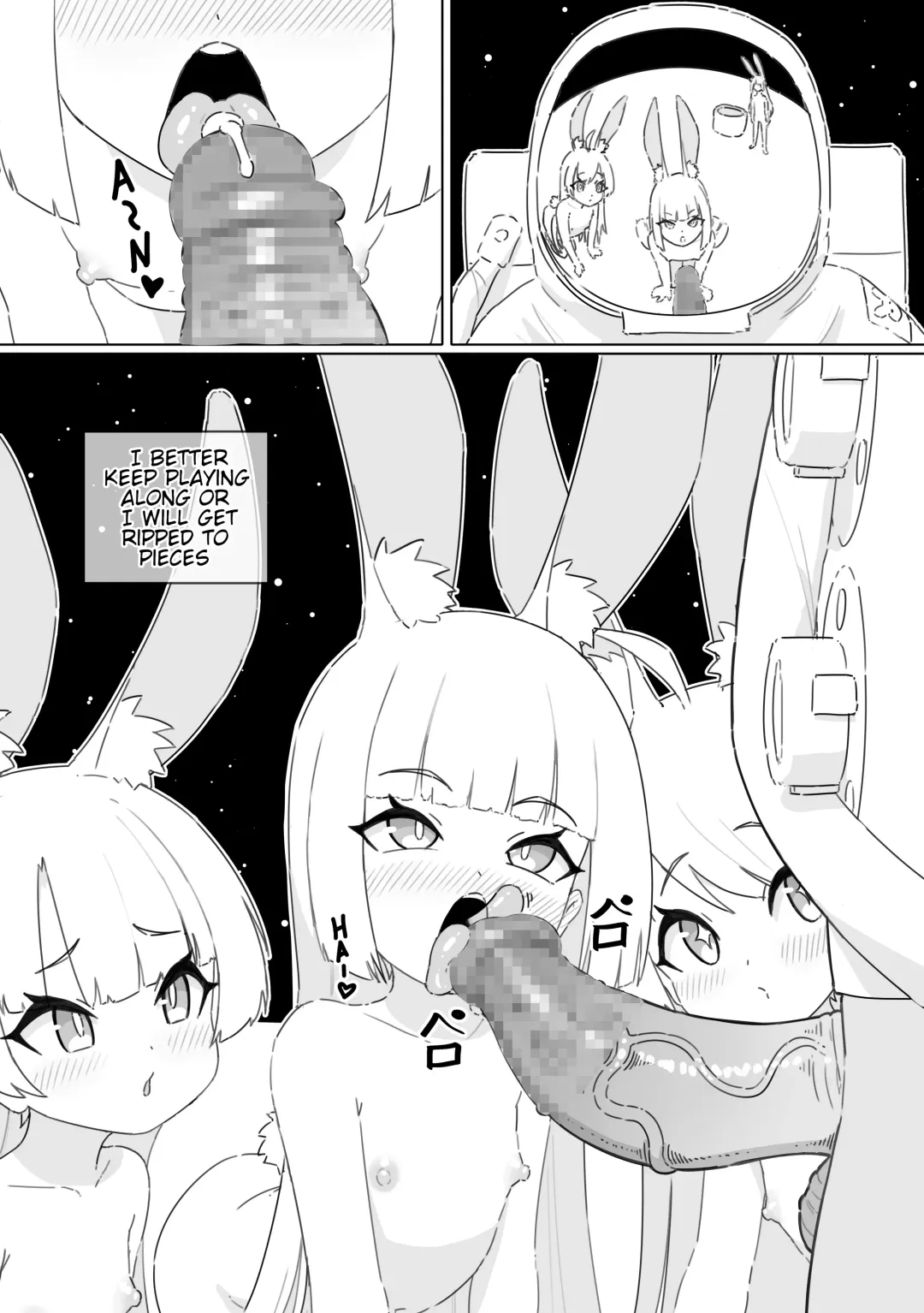 [Cromachina] Shizuka no Usagi-tachi | Bunnies of Tranquillity Fhentai - Page 7