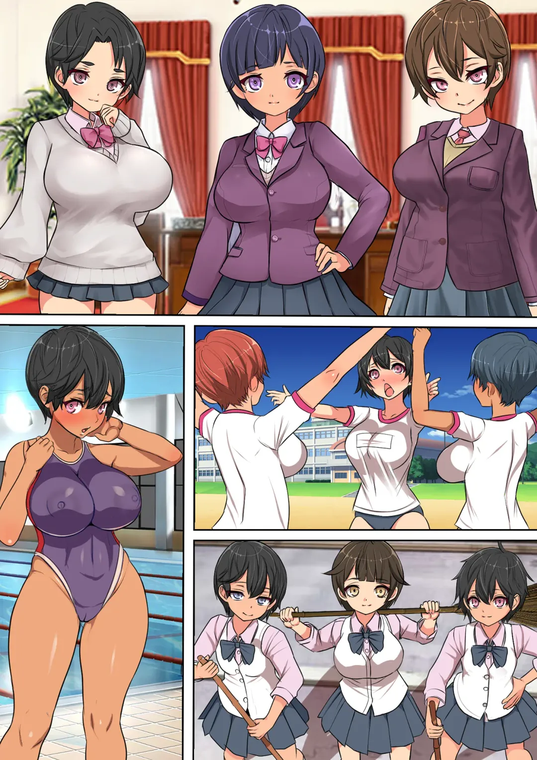 Doko Demo Fuuzoku Shutten Kyokasho o Te ni Ireta node Kinjo no Gakuen o NG Play Issai Nashi no Chou Yuuryou Fuuzokuten ni Shitemita Fhentai - Page 63