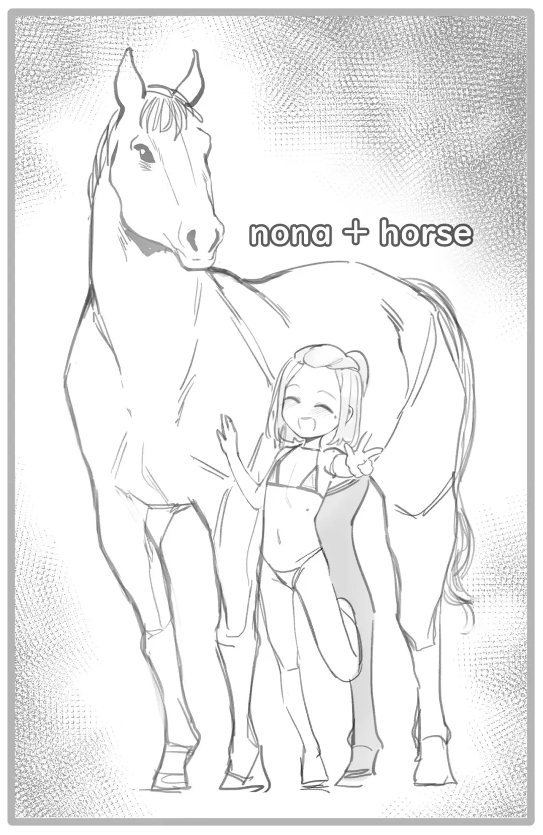 [Yeun] Nona + Horse (uncensored) Fhentai - Page 1