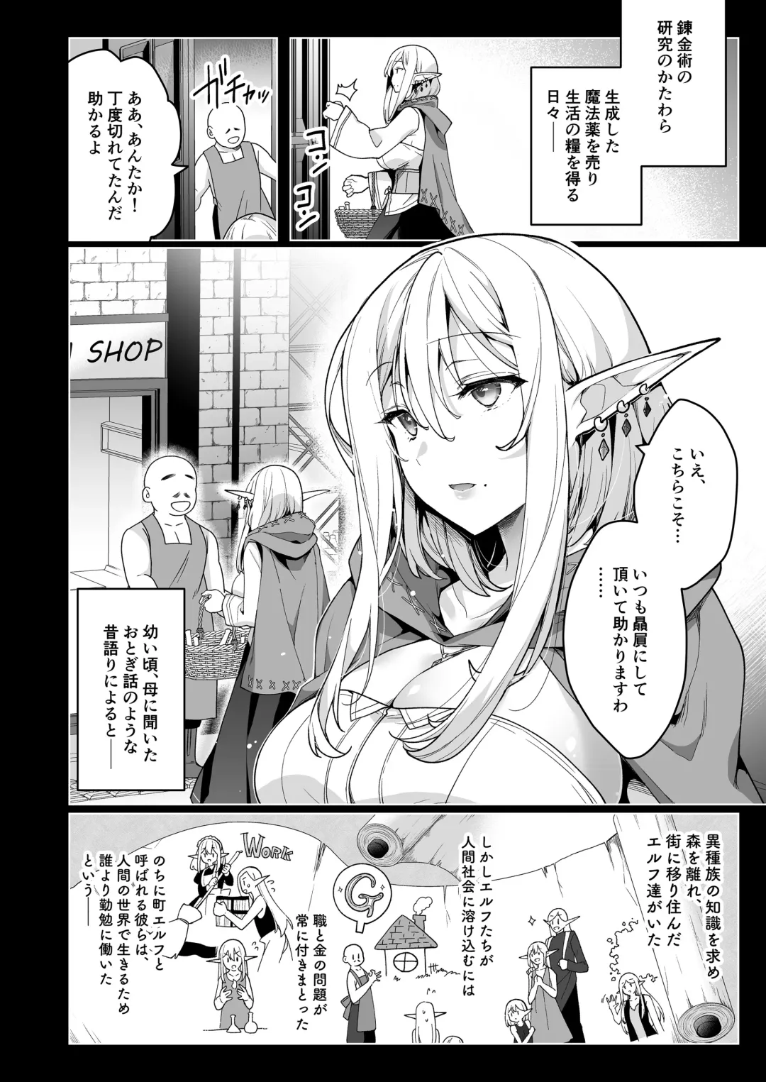 [Ninoko] Elf ni Inmon o Tsukeru Hon LEVEL:6 Fhentai - Page 3