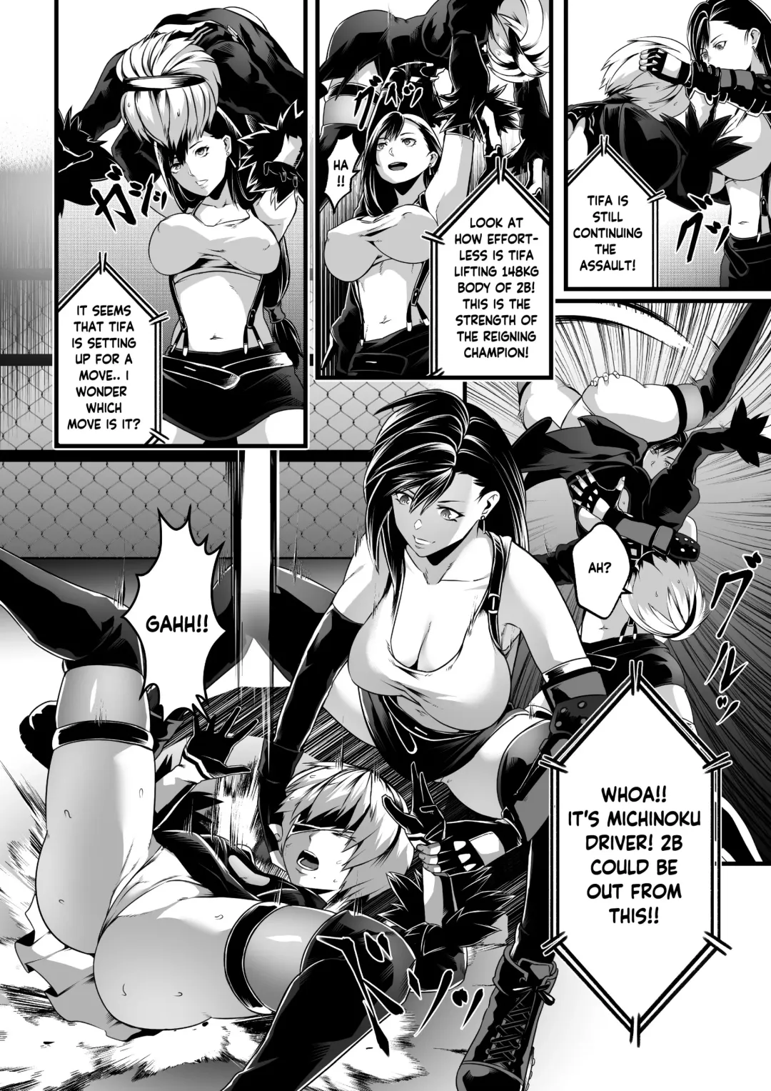 [Star Chaser] Square off! 2B vs Tifa Fhentai - Page 13