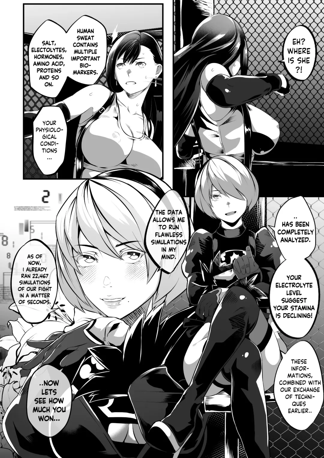 [Star Chaser] Square off! 2B vs Tifa Fhentai - Page 21