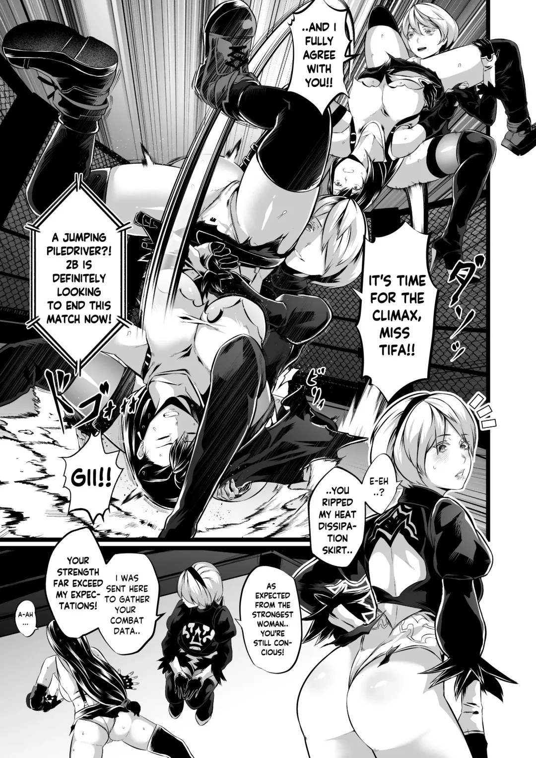 [Star Chaser] Square off! 2B vs Tifa Fhentai - Page 32