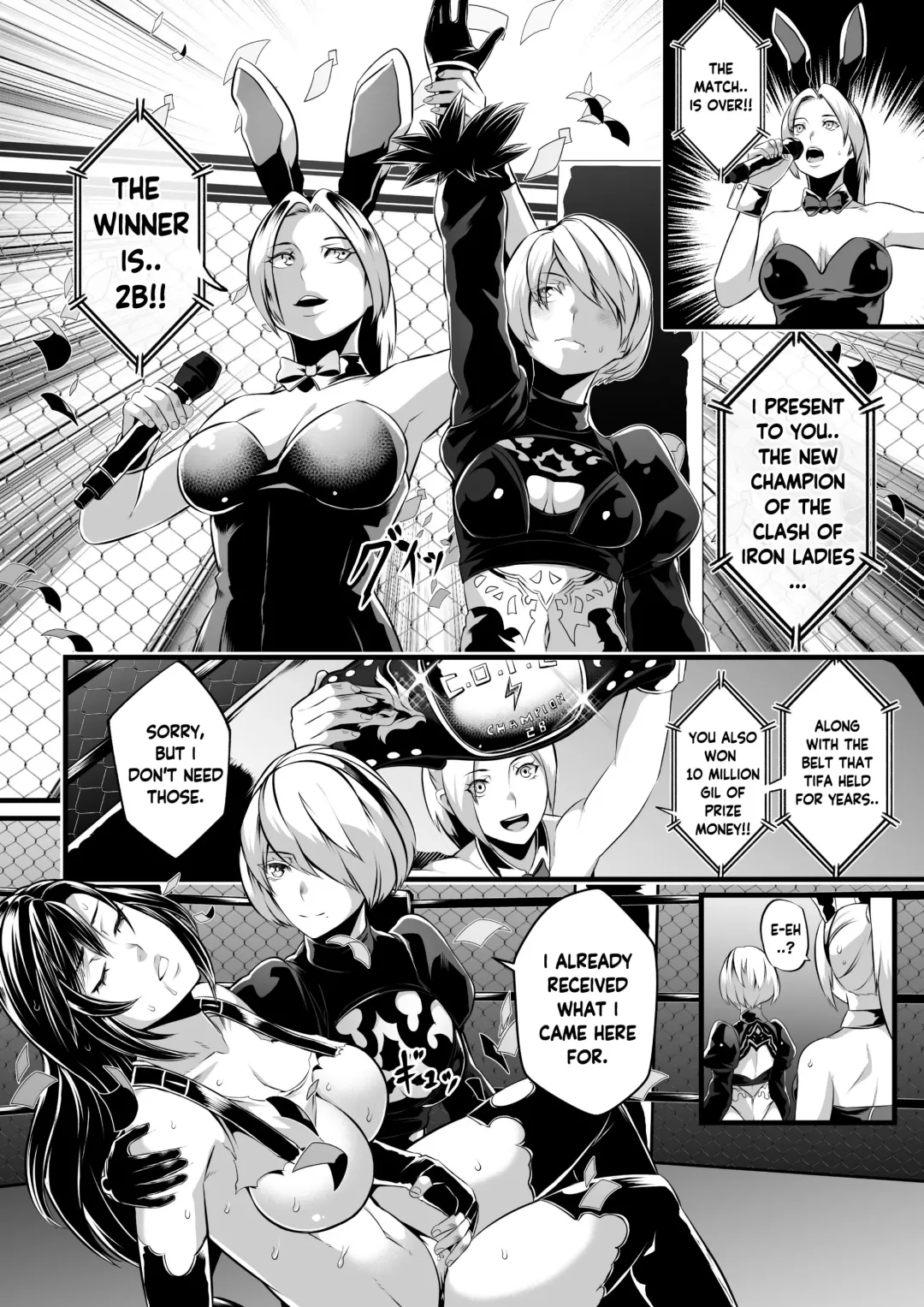 [Star Chaser] Square off! 2B vs Tifa Fhentai - Page 41