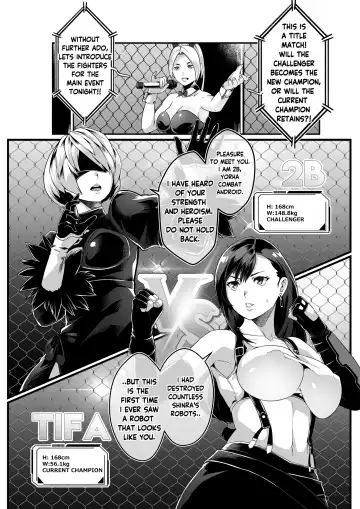 [Star Chaser] Square off! 2B vs Tifa Fhentai - Page 9