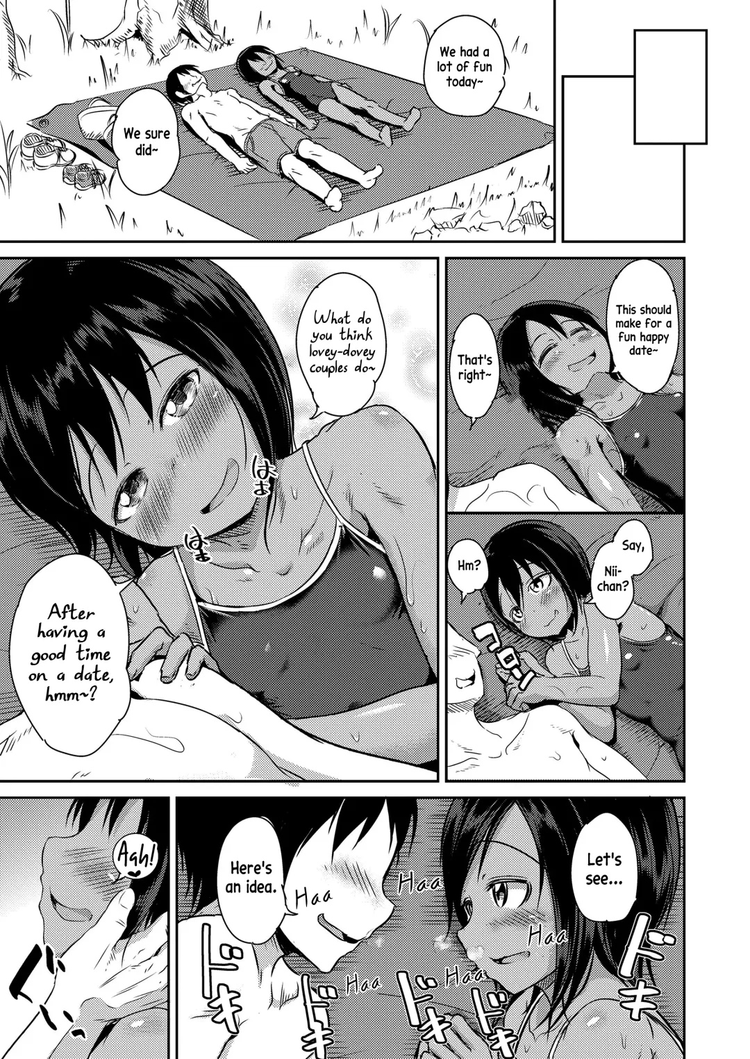 [Nadadekoko] Kawabe de Mei to Love | Lovey-dovey with my niece by the river Fhentai - Page 5