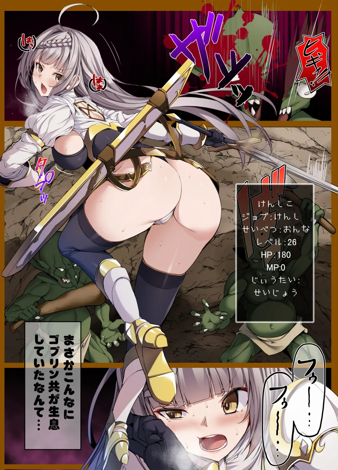 [Torisan] Goblin's Slave ~Reizoku Sennou de Goblin no Geboku ni Ochiru Mesu Boukensha-tachi~ Fhentai - Page 4