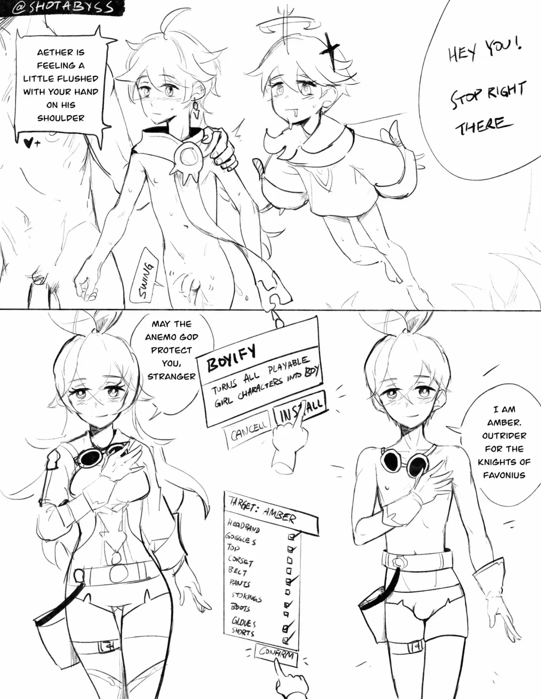 [Byss] Gayshin Impact Fhentai - Page 9