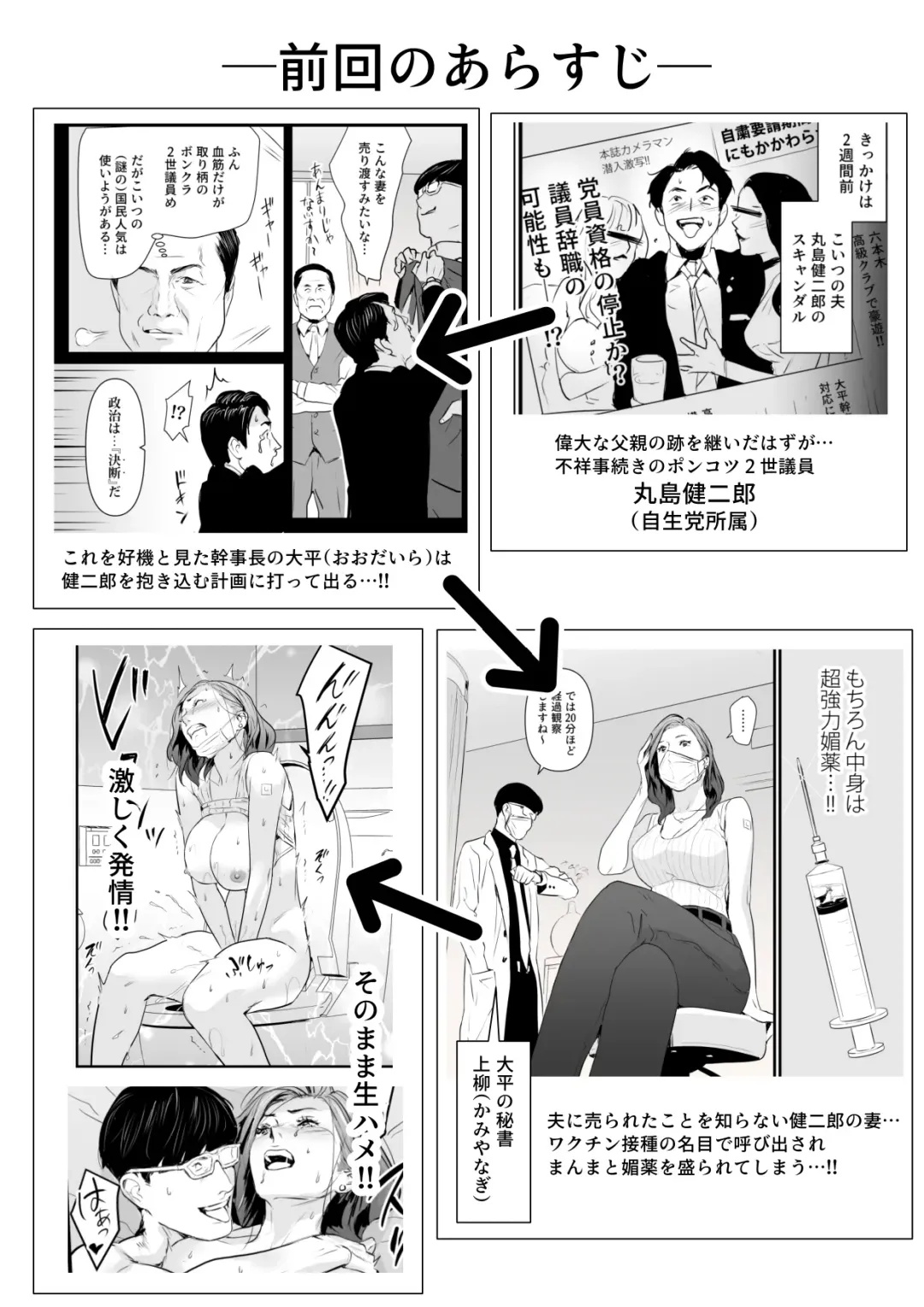 [Bloiler Yachou] Sesshuken Ch.2 Kokkai Giin no Tsuma o "Wakuchin Sesshu" to Itsuwatte Biyakuzuke ni suru Hanashi Fhentai - Page 2