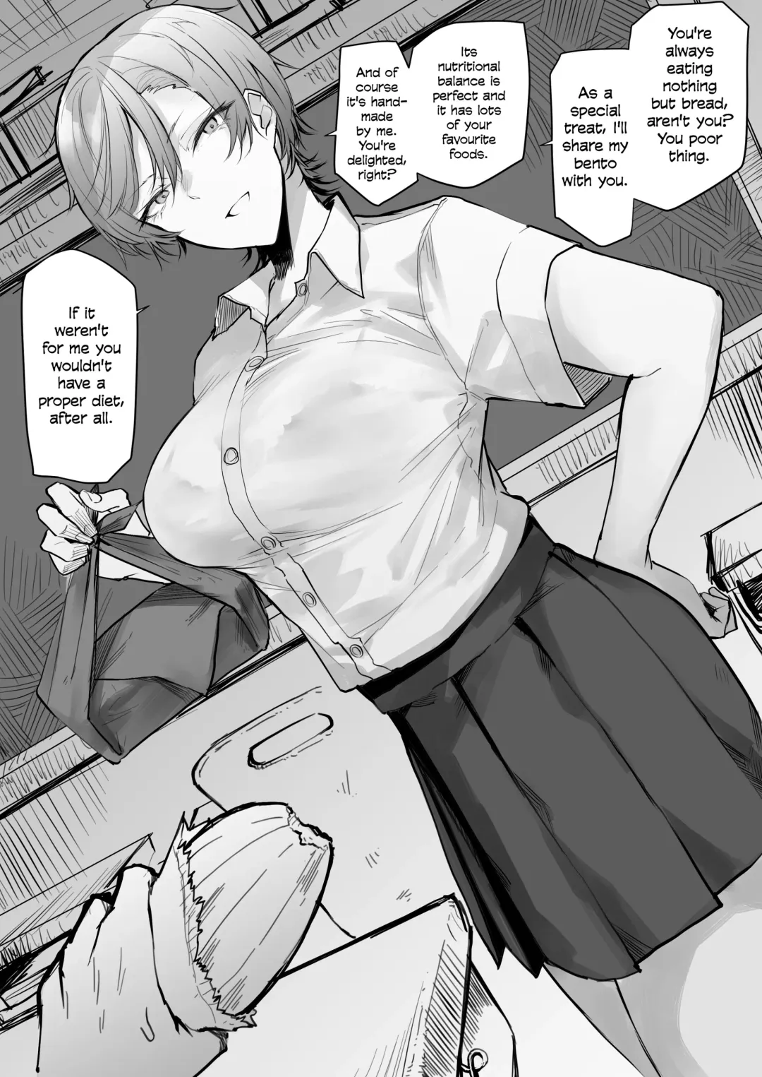 [Okyou] Gouman na Ikemen Onee-san no Manga | A Manga About An Arrogant, Handsome Onee-San Fhentai - Page 1