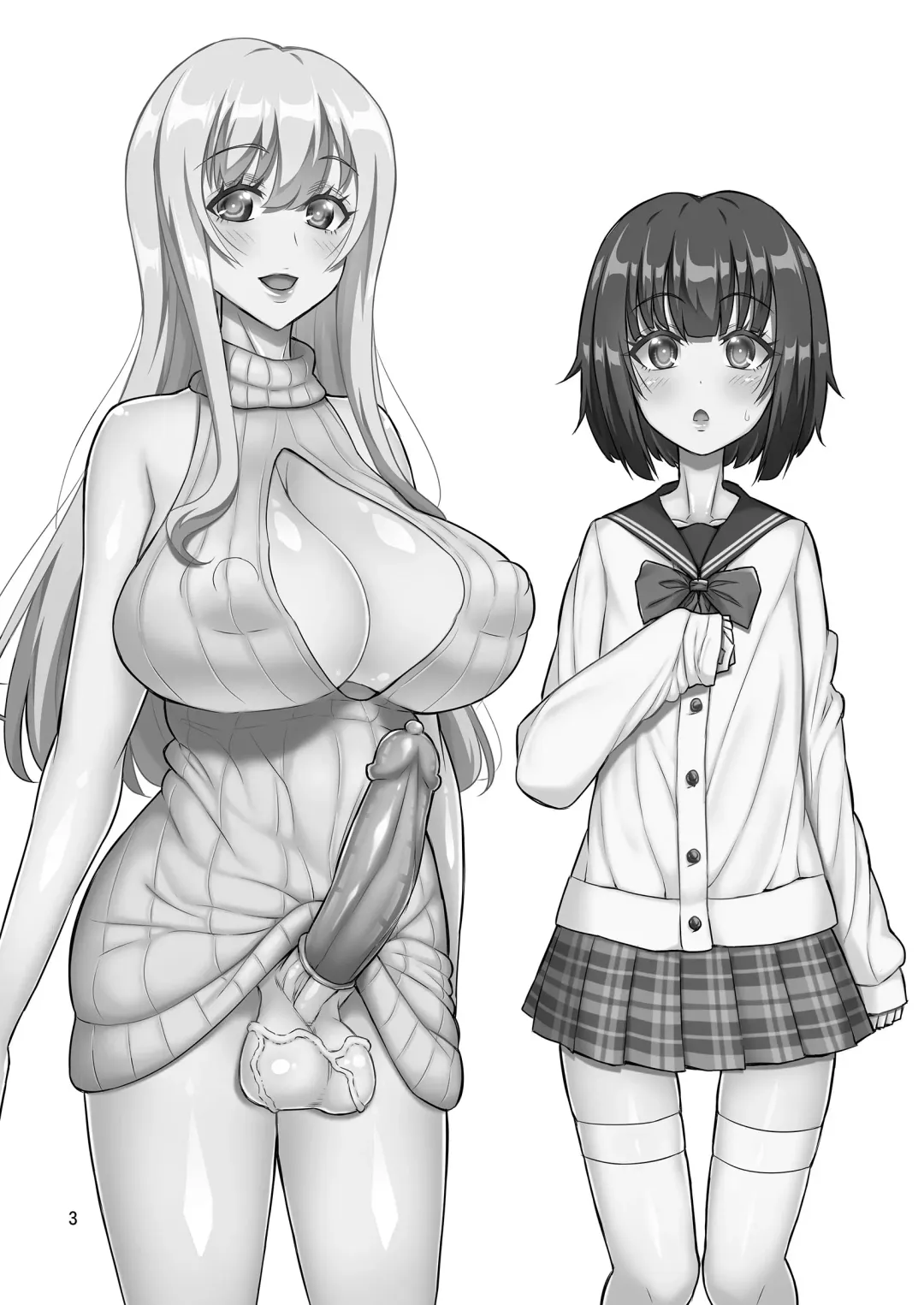 [Alpha Alf Layla] Futanari Onee-san ga Uraaka Otokonoko o Hentai Maso Mesu ni Otoshichaimasu | A Futanari Older Sister Turns An Underground Crossdresser Into A Perverted Masochist Fhentai - Page 2