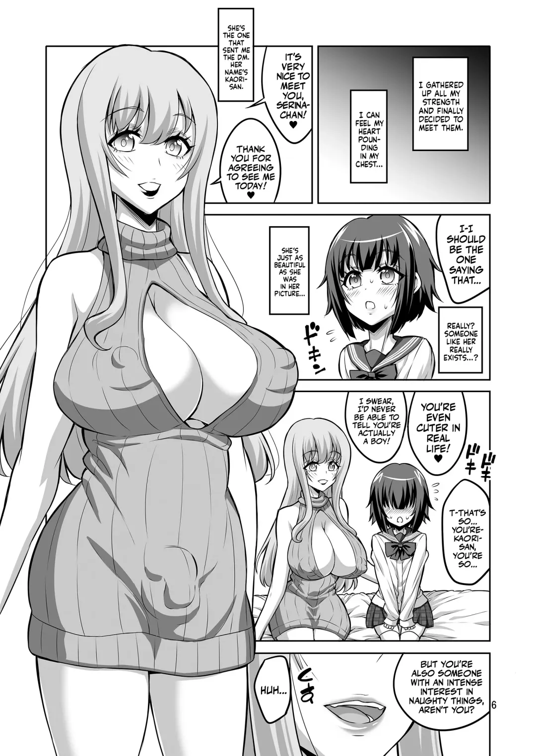 [Alpha Alf Layla] Futanari Onee-san ga Uraaka Otokonoko o Hentai Maso Mesu ni Otoshichaimasu | A Futanari Older Sister Turns An Underground Crossdresser Into A Perverted Masochist Fhentai - Page 5
