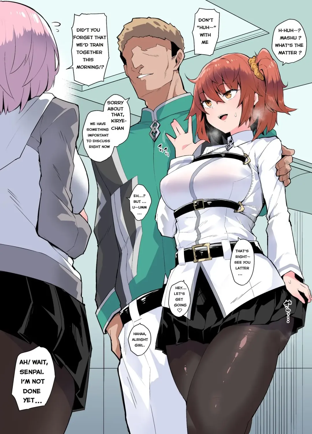 [Arimura Daikon] Ne-Back Chitsunai Shasei | Pillow Mating Sex with Ritsuka-chan Fhentai - Page 1