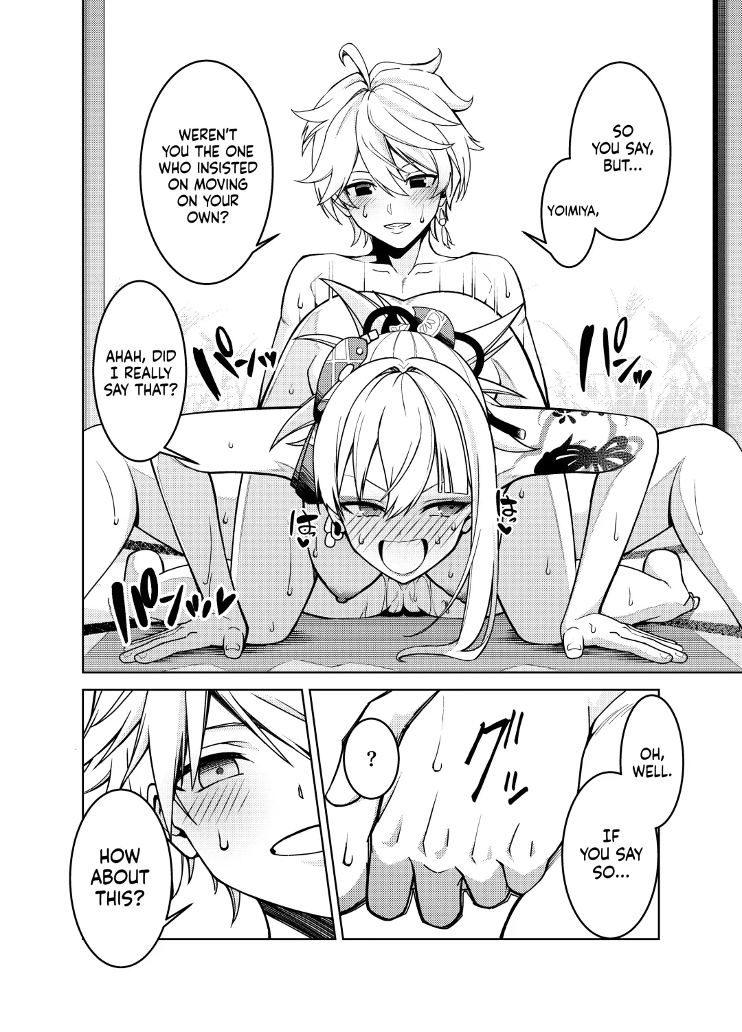 [Mikoma Sanagi] Yoimiya Vacance | Yoimiya's Vacation Fhentai - Page 13