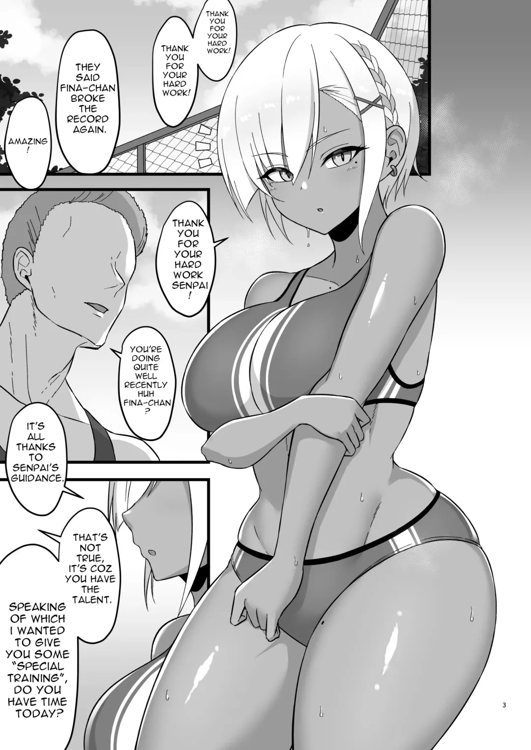 [Nejiro] Fina-chan to Himitsu no Training | Secret Training with Fina-chan Fhentai - Page 3