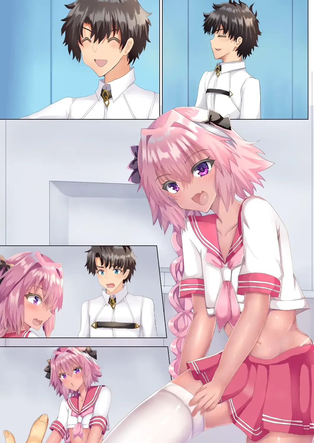 [Hinageshi] Astolfo to Summer Vacation + Omake Fhentai - Page 92