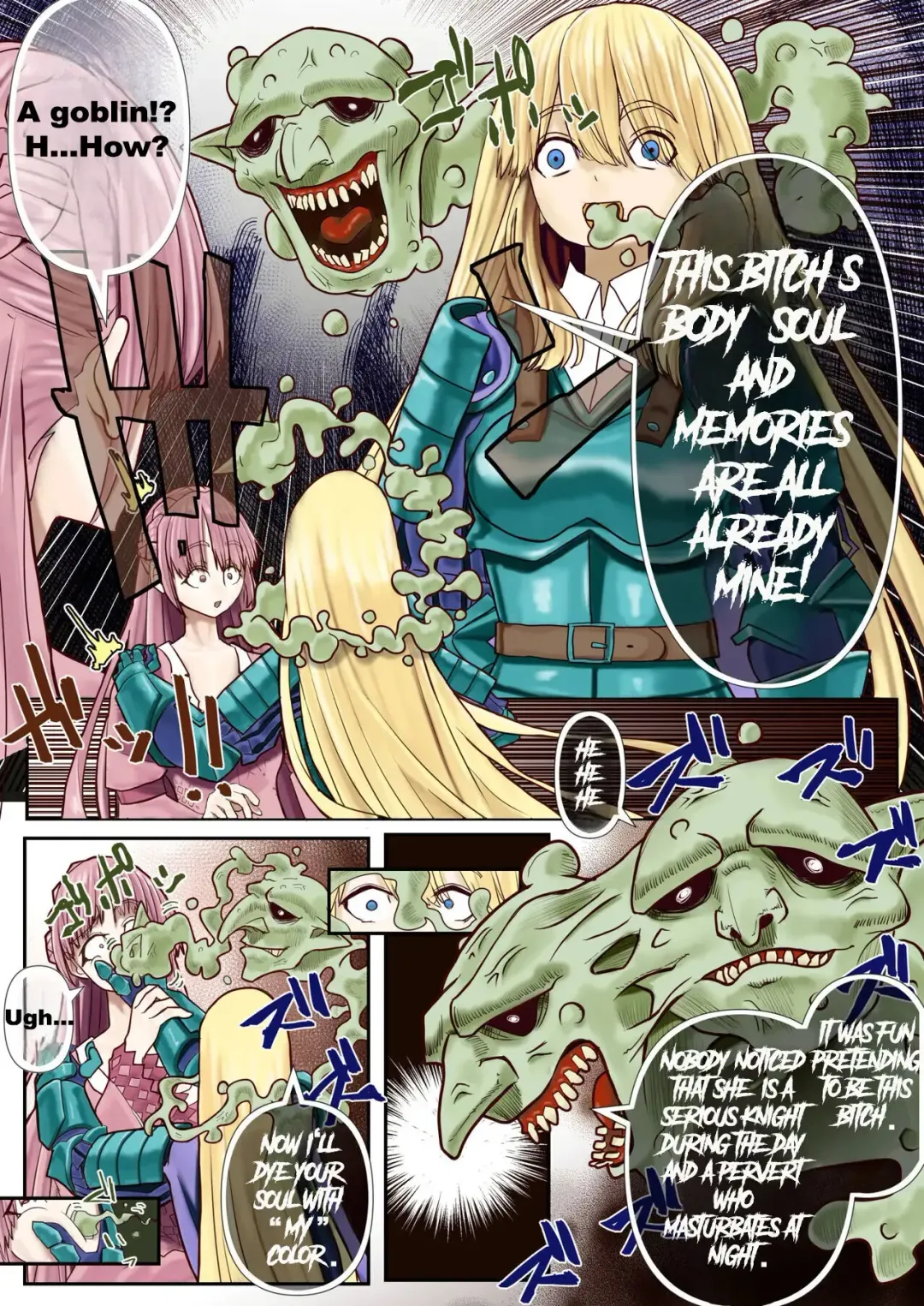 Goblin Hyoui ~Nottorareta Onna Kishi~ | Goblin Possession ~Hijacked Female Knight~ Fhentai - Page 9