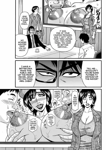 [Ozaki Akira] Hitozuma Shichou no Inbi na Seikou Kaikaku | Erotic Reforms Of Sex By A Married Female Mayor Fhentai - Page 119