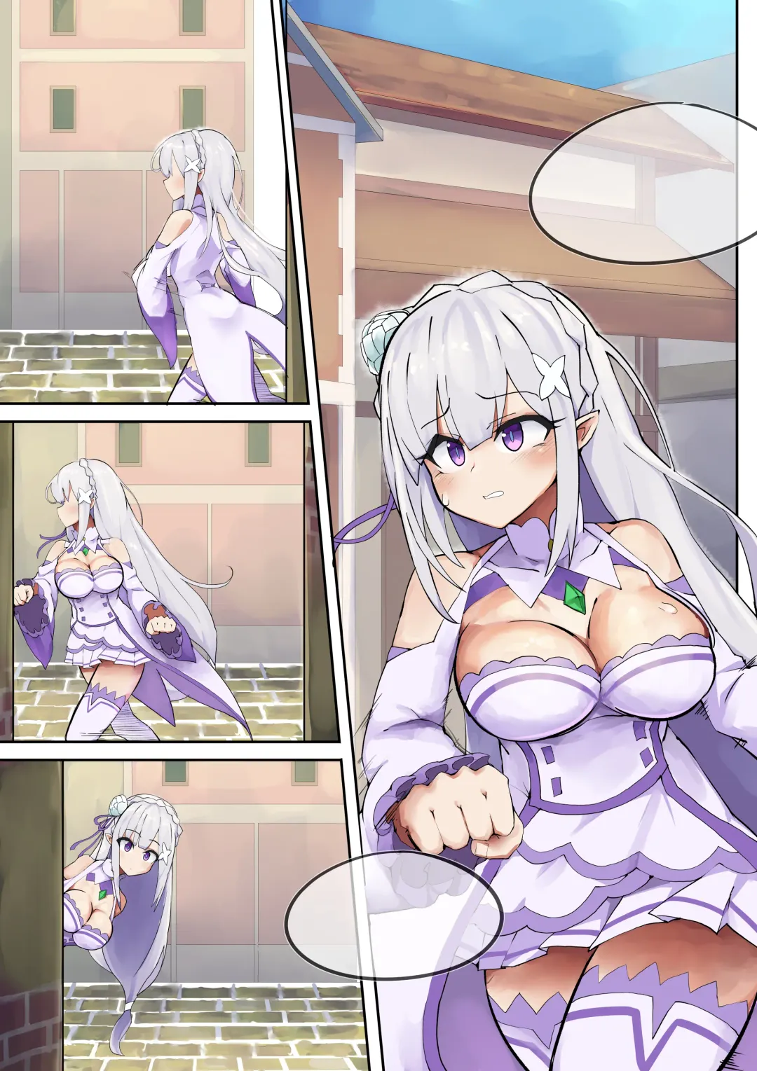 Emilia Majime no Tanetsuke Fhentai - Page 44