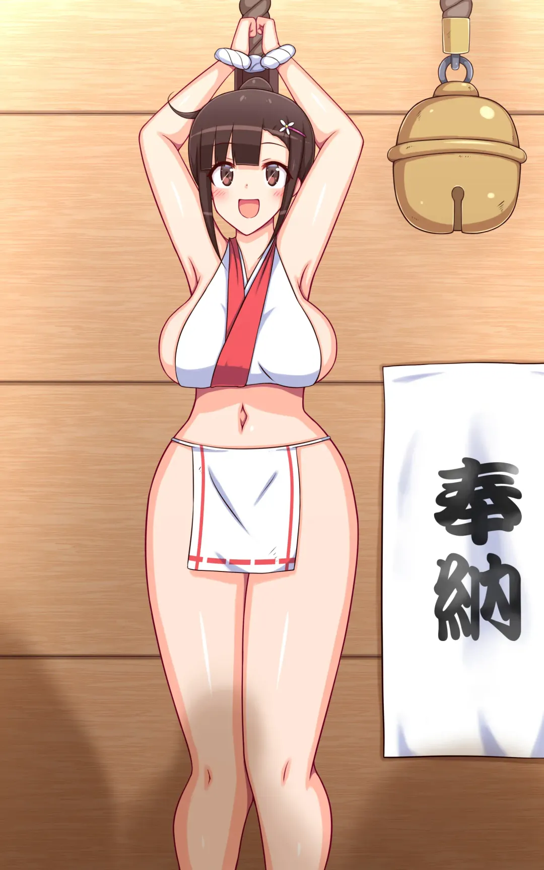 Miko-san no Kusuguri Saimin Himehajime | Shrine Maiden's New Year Hypno-tickling! Fhentai - Page 40