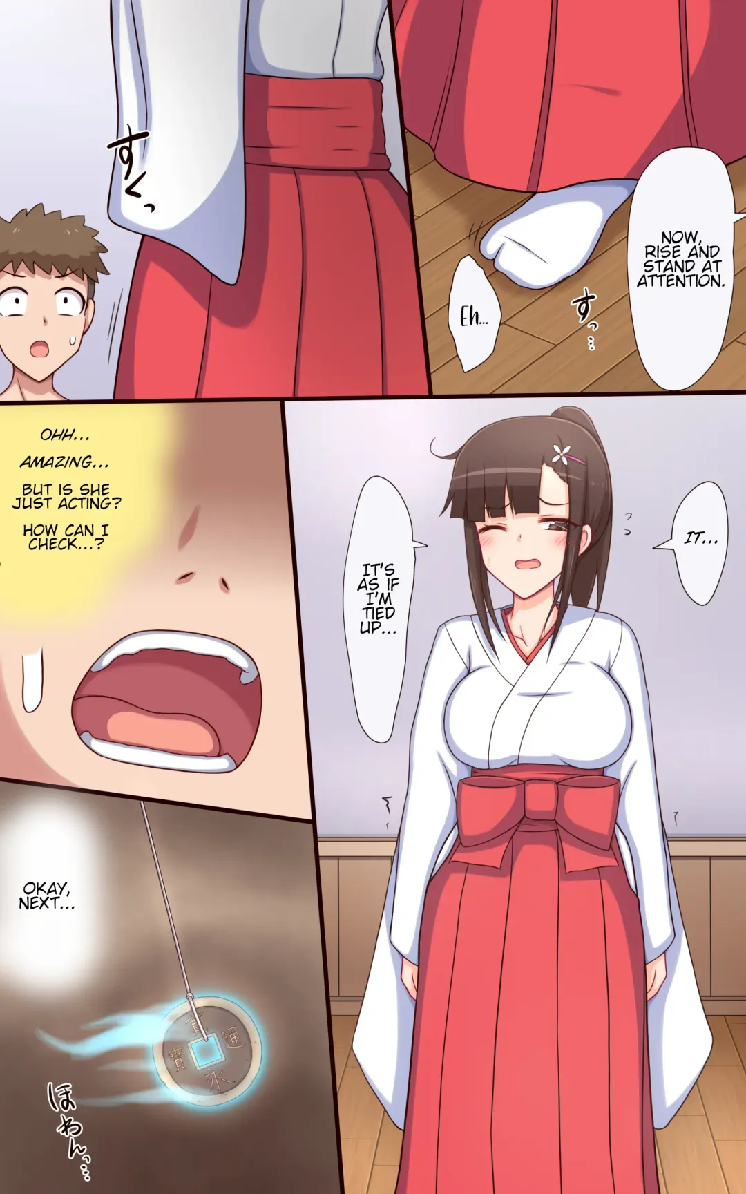 Miko-san no Kusuguri Saimin Himehajime | Shrine Maiden's New Year Hypno-tickling! Fhentai - Page 5
