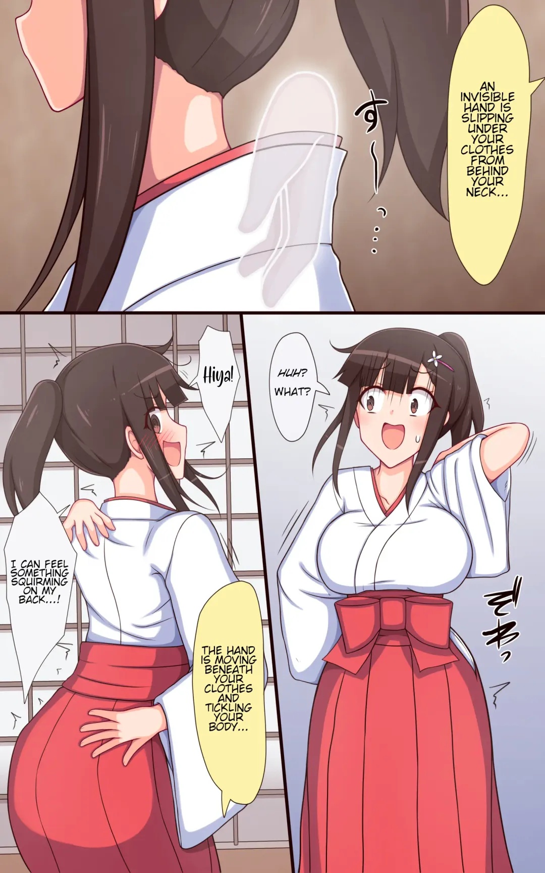 Miko-san no Kusuguri Saimin Himehajime | Shrine Maiden's New Year Hypno-tickling! Fhentai - Page 6