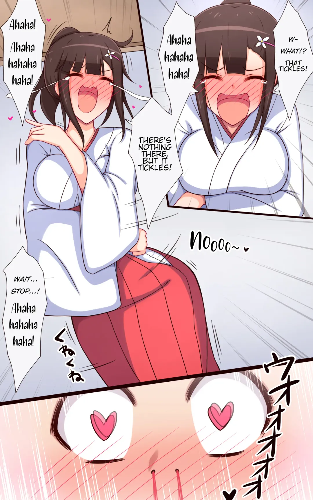 Miko-san no Kusuguri Saimin Himehajime | Shrine Maiden's New Year Hypno-tickling! Fhentai - Page 8