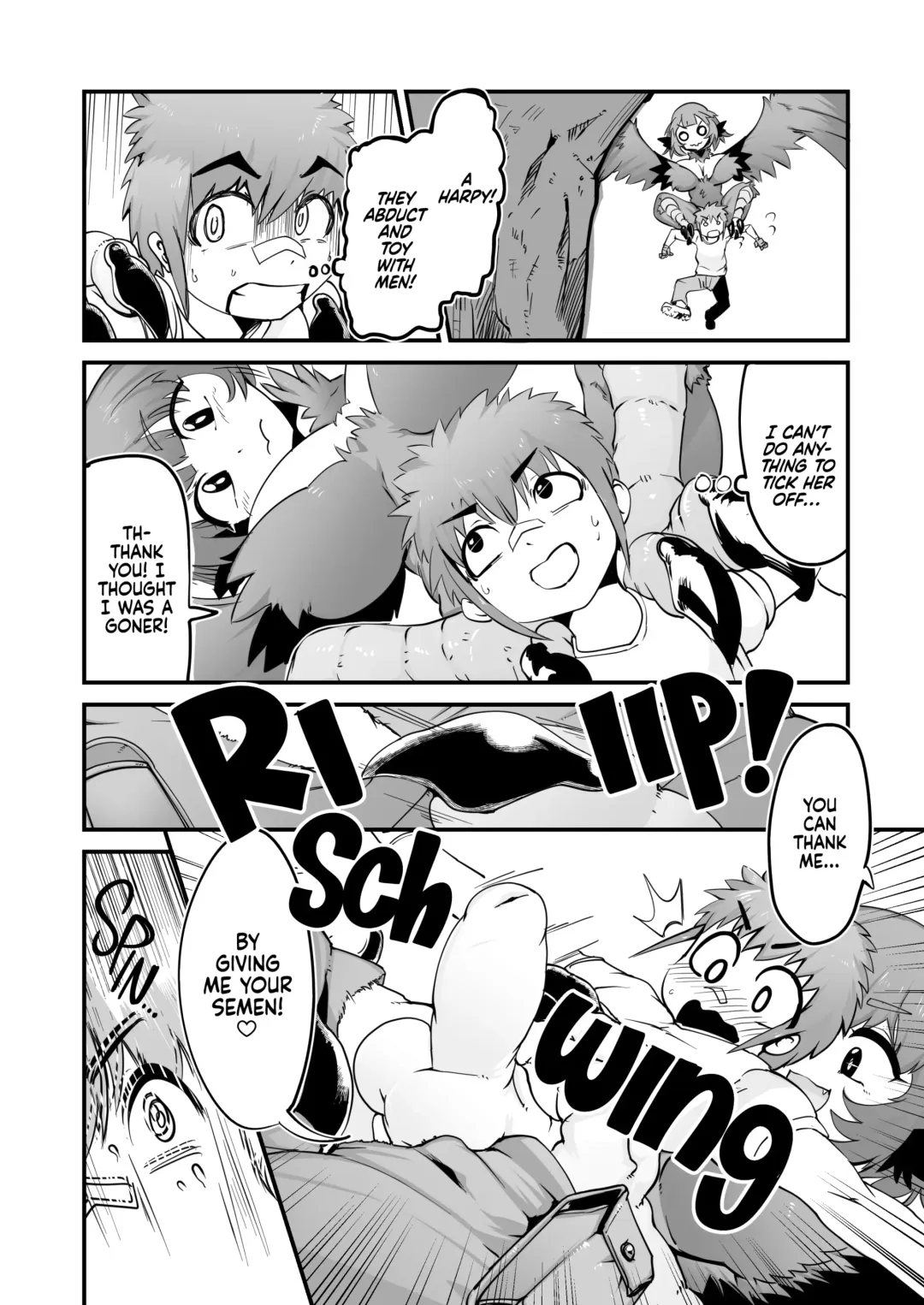 [Zettaizetumei] Buttobi! Harpy Girl｜Soaring Harpy Girl (decensored) Fhentai - Page 3