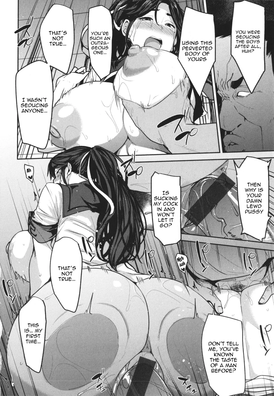 [Nanao Yukiji] Mesu Kui Nikuirojuu no You ni Hamerarete | Bitch Eating - Fucking Them Like Beasts Ch. 1-4 Fhentai - Page 91