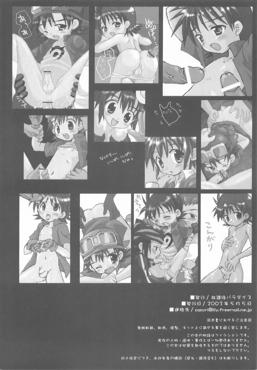 [Sasorigatame] Digimon Adventure All Series Heroes Fhentai - Page 17