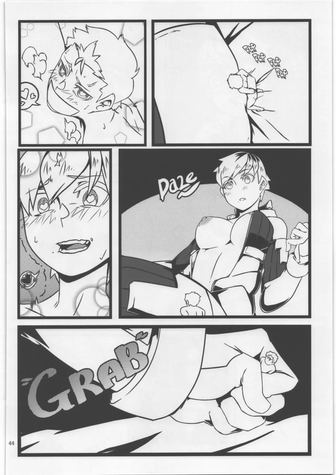 [Luckyb - Sanjiro - Sonoda Juka] Uchuujin Kyojo / Shukushou Goudoushi Fhentai - Page 43