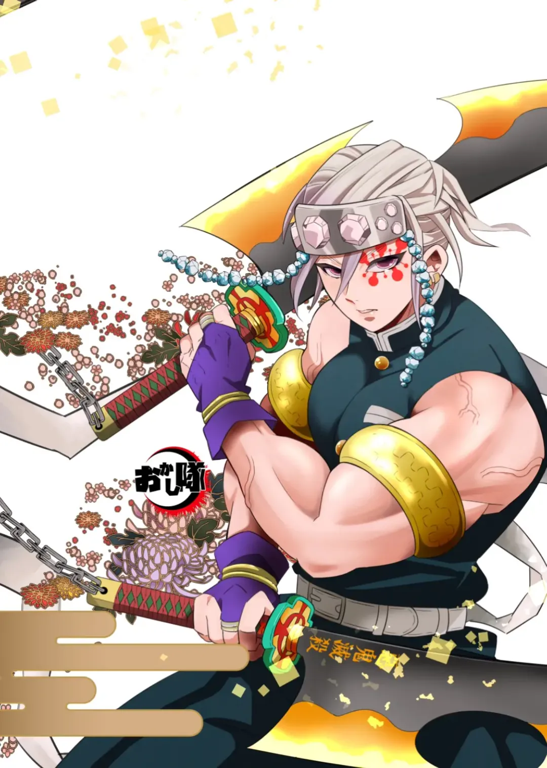 [Kin No Tamamushi] Onigoroshi Ikase Uzui Tengen Fhentai - Page 36