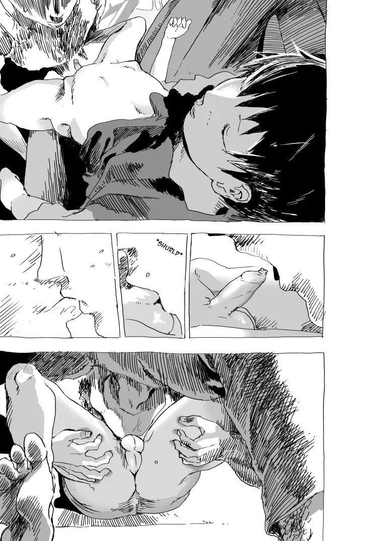 [Orukoa] Kodoku Shonen to yasu gekkyu oyaji no sento ya apatodattari no ero manga | Lonely Boy & Lowly Paid Salaryman in the bathhouse and his apartment Erotic Manga Fhentai - Page 12