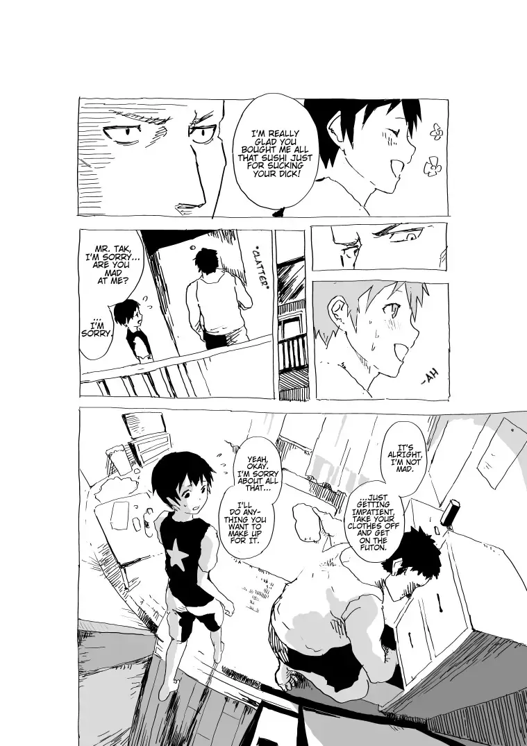 [Orukoa] Kodoku Shonen to yasu gekkyu oyaji no sento ya apatodattari no ero manga | Lonely Boy & Lowly Paid Salaryman in the bathhouse and his apartment Erotic Manga Fhentai - Page 15