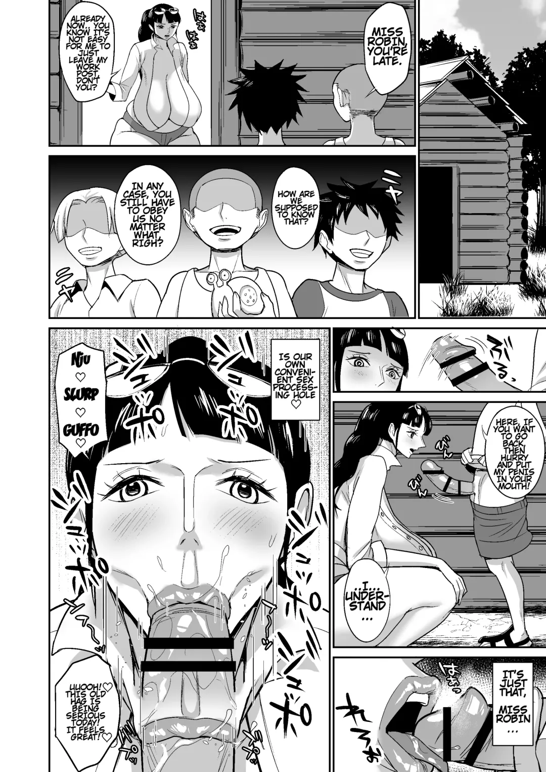 [Hamiltan] 60 year old archaeologist Nico Robin Fhentai - Page 8