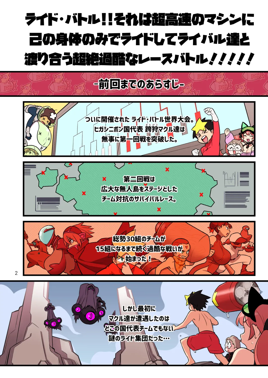 [Kakuzatou] Chou Dendou!! Land Battle "Sekai Taikai" Hen Fhentai - Page 2