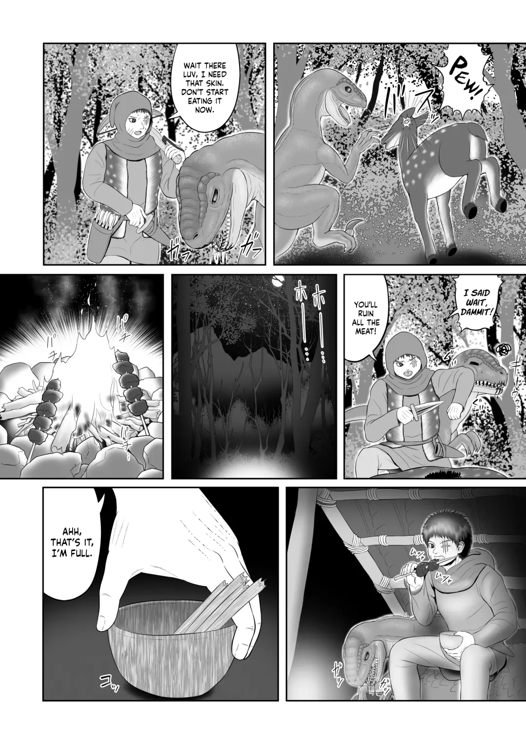 [Goto-beido] Beast Love Tales ~The Hunter and the Raptor~ Fhentai - Page 4