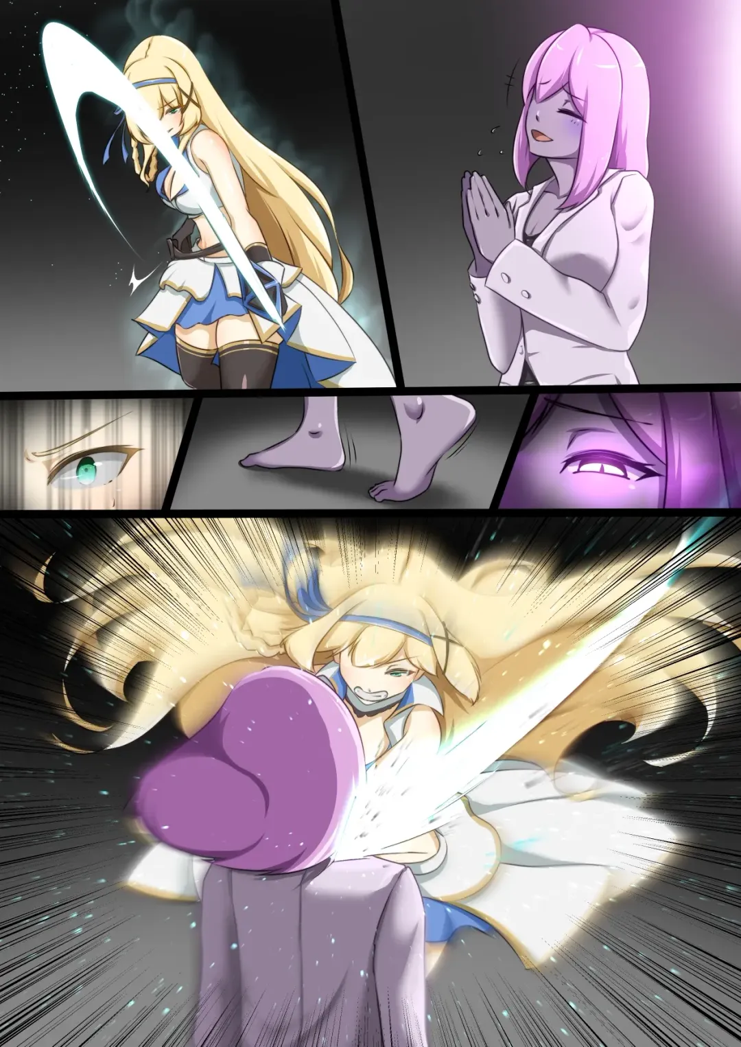 [Dew] Himekishi ga Ecchi na Teki to Tatakatte Haiboku suru Hanashi Fhentai - Page 40