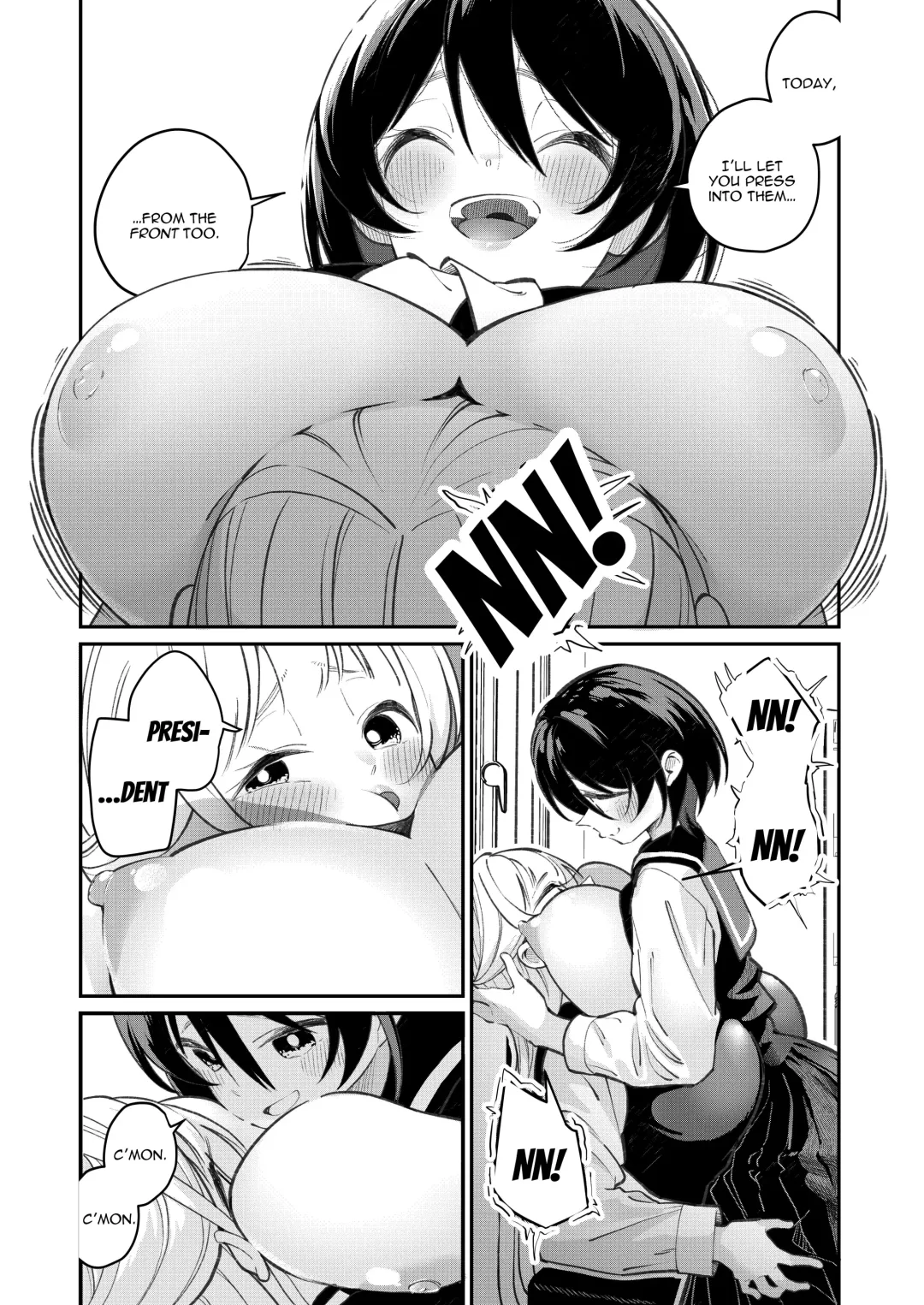 Chichichichichichi Oppai Yuri Goudoushi | Titititititty Breasty Lesbian Joint Publication Fhentai - Page 12