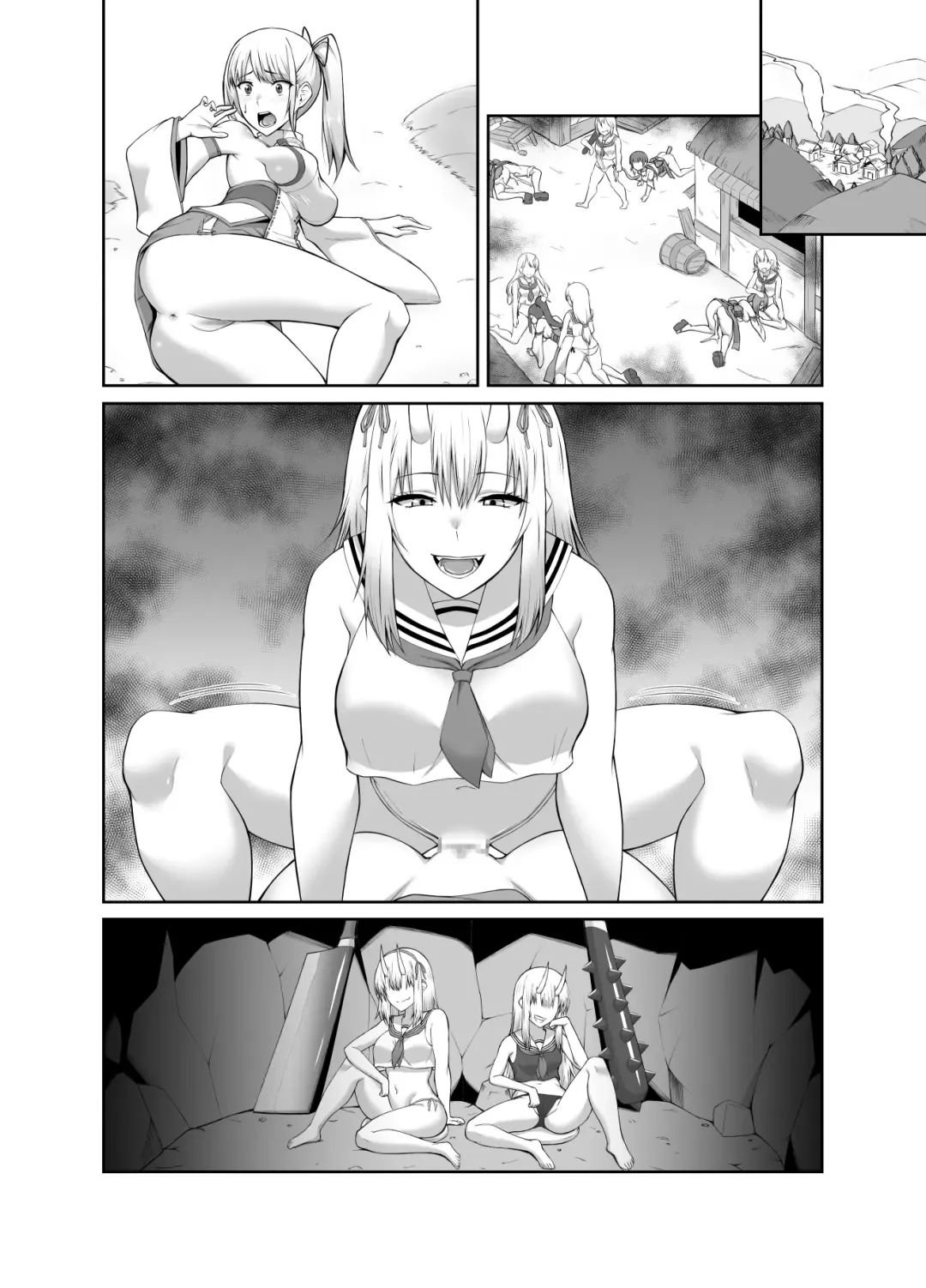 [Minase Yowkow] Taimashi Daraku Osen ~Futanari ni Ochita Taima Miko wa Inran Mesu Oni-ka~ | Depraved Exorcist Corruption ~perverted phallic pleasures turn shrine maidens to lewd demons~ Fhentai - Page 66
