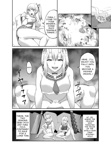 [Minase Yowkow] Taimashi Daraku Osen ~Futanari ni Ochita Taima Miko wa Inran Mesu Oni-ka~ | Depraved Exorcist Corruption ~perverted phallic pleasures turn shrine maidens to lewd demons~ Fhentai - Page 33