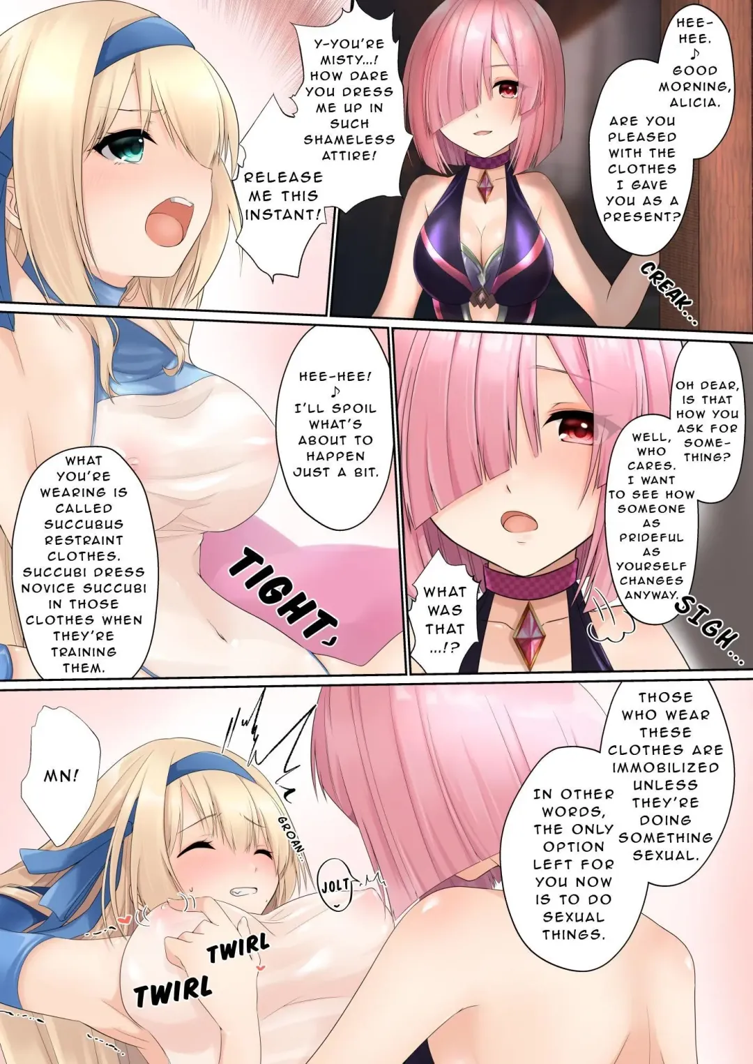 [Kumakko] Misty Magic ―princess knightess enthralled by a futanari spell― Fhentai - Page 16