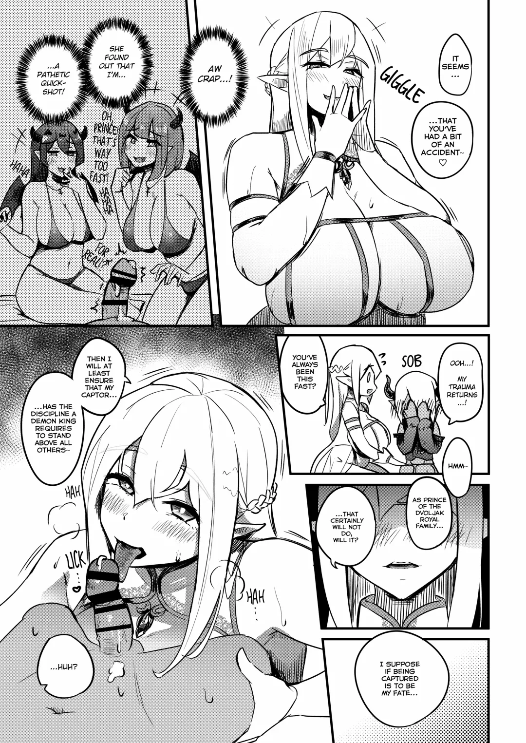 [Yosyo-] Kusozako Maou wa Chou Anzangata no Mucchimuchi Elf Mama ni Makeppanashi | The Bratty, Quick-Shot Demon Prince Just Can't Win Against This Thicc Elven Mommy! Fhentai - Page 10