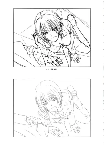 [Oosaki Shinya] Hanachirasu - Initial Sketches and Unprocessed Illustrations - Selection Fhentai - Page 37