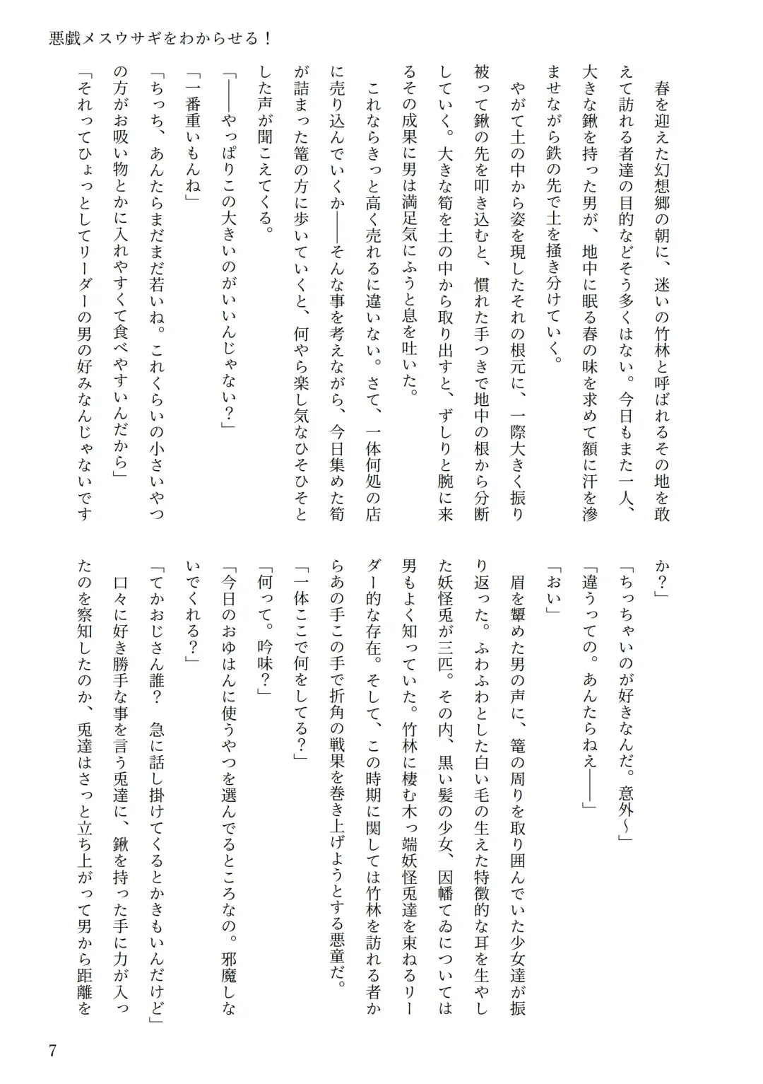 [Chin] Touhou R-18 novel "Understand mischievous female rabbits!" Fhentai - Page 3